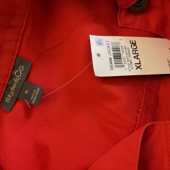 Orange jean jacket - Picture 8 of 8